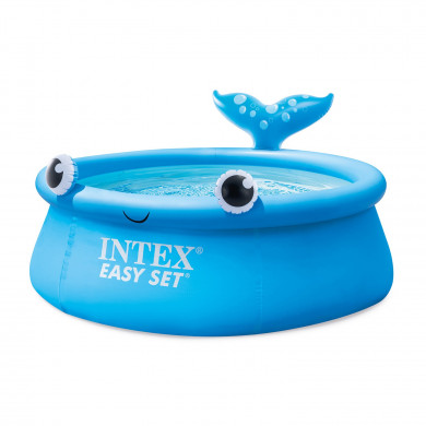Whale 183 x 51 cm Kinder Runde aufblasbare Schwimmbad Garten INTEX 26102