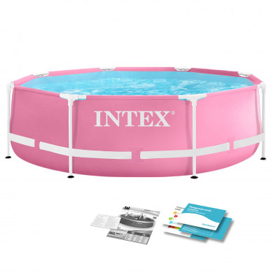 Runder Metallrahmen Aufstellpool 244 x 76 cm INTEX 28290