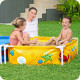 Gartenregal Pool für Kinder mit Sandkasten 213 x 112 x 30,5 cm Bestway 561CF.