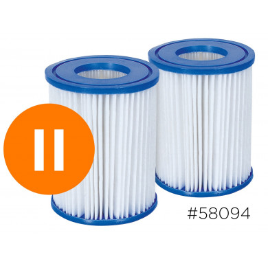 Typ II Filter für Filterpumpe - 2 St. Bestway 58094