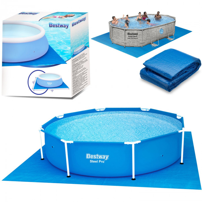 Poolmatte - 396 x 396 cm Bestway 58002.