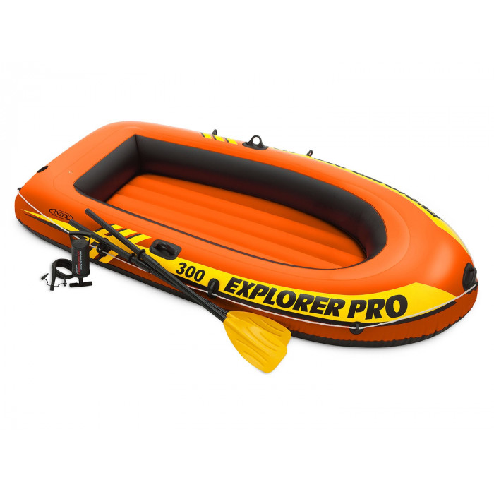 Pontoon Explorer PRO 300 Set 244 x 117 x 36 cm Paddel + Pumpe INTEX 58358.