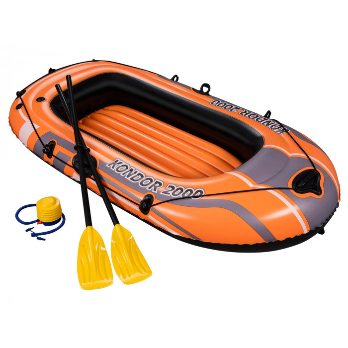 Ponton Hydro-Force Set 188 x 98 cm Paddel + Pumpe Bestway 61062.