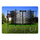 12ft/374cm Gartentrampolin mit Innennetz und Leiter Neo-Sport.