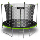 8ft/252cm Gartentrampolin mit Innennetz und Leiter Neo-Sport