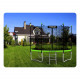 8ft/252cm Gartentrampolin mit Innennetz und Leiter Neo-Sport