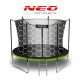 8ft/252cm Gartentrampolin mit Innennetz und Leiter Neo-Sport