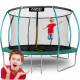 Gartentrampolin 12ft/374cm mit Netz, profilierten Pfosten und Leiter Neo-Sport.