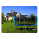 Gartentrampolin 12ft/374cm mit Outdoor-Netz und Leiter