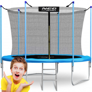 Gartentrampolin 8ft/252cm Innennetz und Leiter