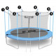 Indoor-Netz für Trampoline 404cm 13ft Neo-Sport