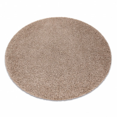 Teppich SOFFI Kreis shaggy 5cm beige