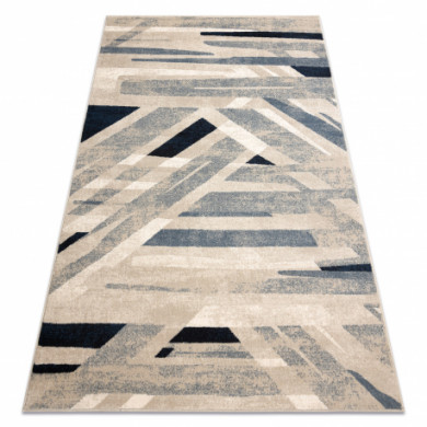 Teppich Wolle NAIN Geometrisch 7706/51955 beige / blau