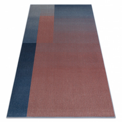 Teppich Wolle NAIN Geometrisch 7710/51944 rot / blau