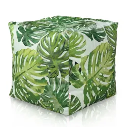 Pouf Sitzwürfel Quadratisch - Premium Print-Stoff