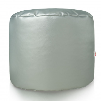 Sitzpouf Cilindro Silber