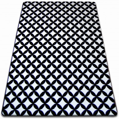 Teppich SKETCH - F757 creme/schwarz - Diamant