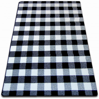 Teppich SKETCH - F759 creme/schwarz - kariert