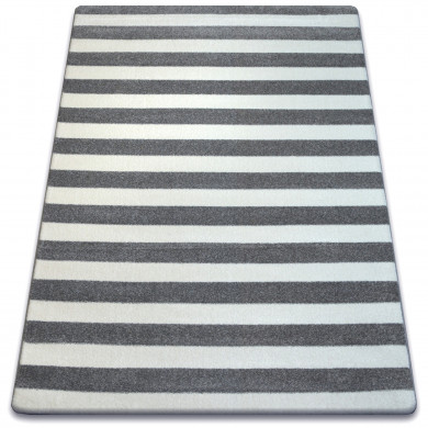 Teppich SKETCH - F758 grau/weiß - Gestreift