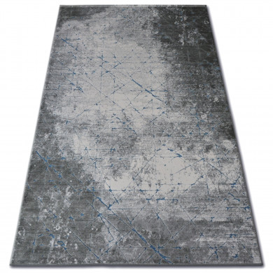 Teppich ACRYL YAZZ 6076 RISSIGER BETON blau / grau