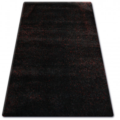 Teppich SHAGGY NARIN P901 schwarz und rot