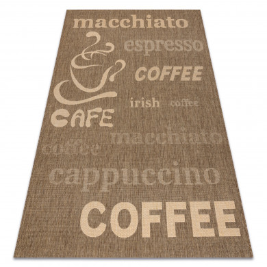 TEPPICH SIZAL FLOORLUX 20221 coffe / mais