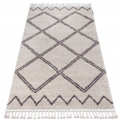 Teppich BERBER ASILA B5970 sahne / braun Franse berber marokkanisch shaggy zottig