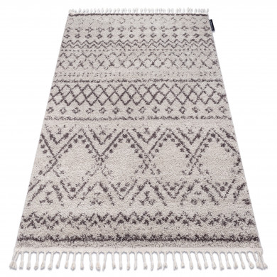 Teppich BERBER RABAT G0526 sahne / braun Franse berber marokkanisch shaggy zottig