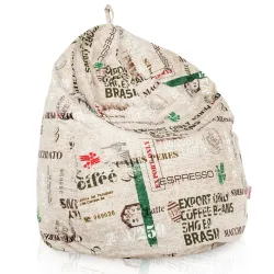 Sitzsack Klassik - Premium Print-Stoff