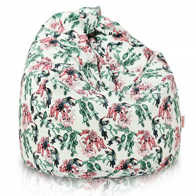 Paradiesische exotische Kolibris Sitzsack