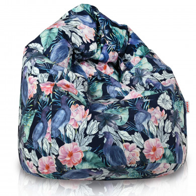 Aquarell Gemalte Vögel Sitzsack