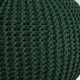 CottonKnit Sky Pouf – handgestrickter Pouf aus Baumwollkordel