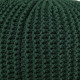 CottonKnit Sky Pouf – handgestrickter Pouf aus Baumwollkordel