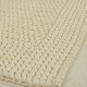 Handgestrickter Baumwollteppich Forest Calm – rechteckig 113 x 74 cm