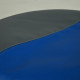 Fußbank Kunstleder Blau