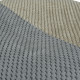 Velvet Dot Graphite Fußhocker – rund, Patchwork, strukturierter grauer Velours