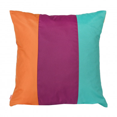 Neon Vibe Kissen – farbenfrohes Patchwork für draußen