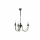 Klasyczna lampa świecznik ARES III zwis 204