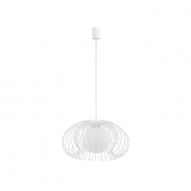 MERSEY weiße Pendelleuchte I, 120 cm Fallhöhe 5295
