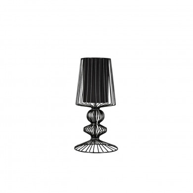 AVEIRO Tischleuchte aus schwarzem Draht, Höhe 43 cm 5411