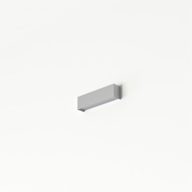 STRAIGHT WALL SILVER XS Wandleuchte 26 cm | silber 6354