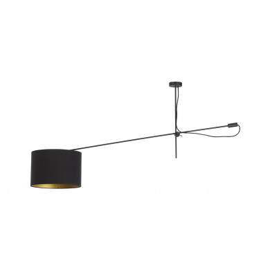 Asymmetrische Lampe auf Arm VIPER SCHWARZ 6641