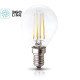 Żarówka ozdobna FILAMENT LED E14 4W ciepła 3000K kulka G45