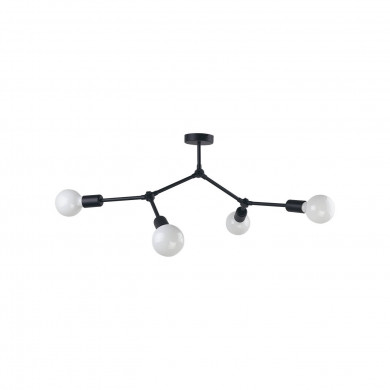TWIG IV schwarze Loft-Deckenleuchte, Breite 79 cm 9140