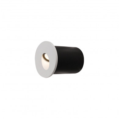 OIA LED-Wandeinbauleuchte, weiß, Durchmesser 4,8 cm 9103