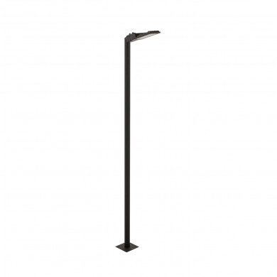 PATHWAY LED-Gartenpfostenleuchte, 36 W, schwarz, 285 cm 9125