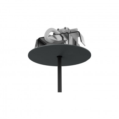 CAMELEON CANOPY F SCHWARZ Unterputzhalter, schwarz, Durchmesser 8 cm 8547