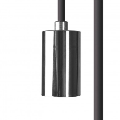 8658 Aufhängung "CAMELEON KABEL E27 1,5 M SCHWARZ/CHROM"