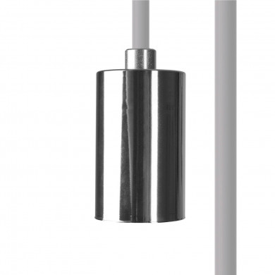 8650 Aufhängung "CAMELEON KABEL E27 1,5 M WEISS/CHROM" 8650