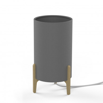 Tischlampe für das Schlafzimmer ROCKET GRAY | grau 8448